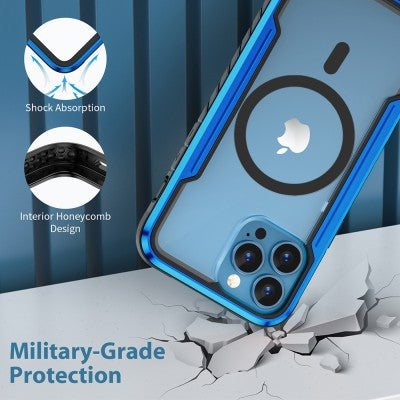 Shockproof Heavy Duty Armor Magsafe Case for iPhone 15
