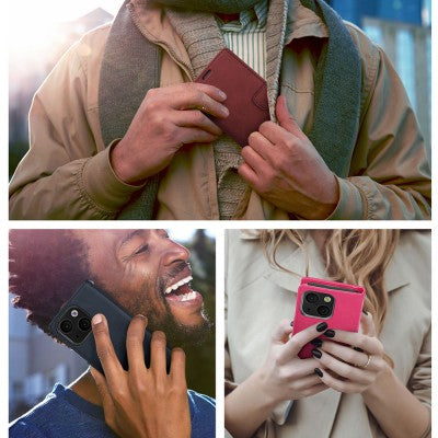 Mercury Blue Moon Diary Magsafe Case for iPhone 15