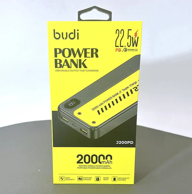 Budi J200PD 20000 mah PD power bank
