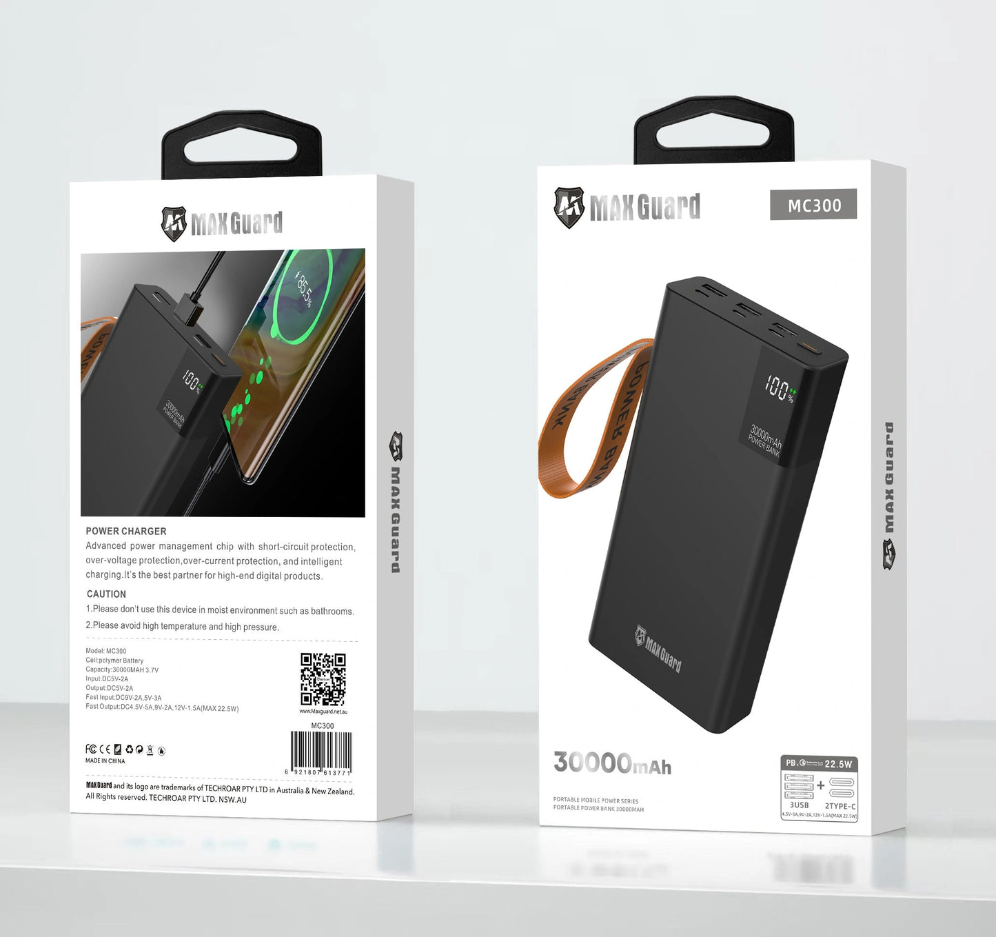 Maxguard MC300 30000 mah PD power bank
