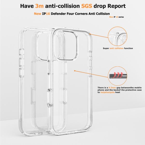 iPhone 17 Pro Max BLACKTECH Stay Clear - Clear
