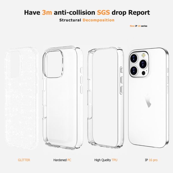 iPhone 17 Pro Max BLACKTECH Stay Clear - Clear