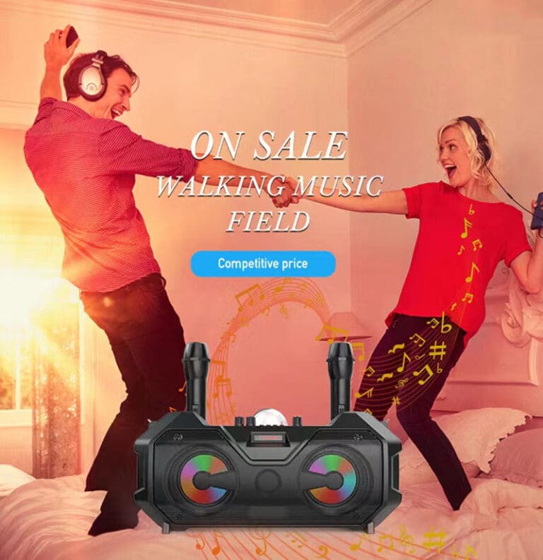 Bluetooth Speaker with Dual Mic