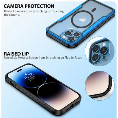 Shockproof Heavy Duty Armor Magsafe Case for iPhone 16 Pro