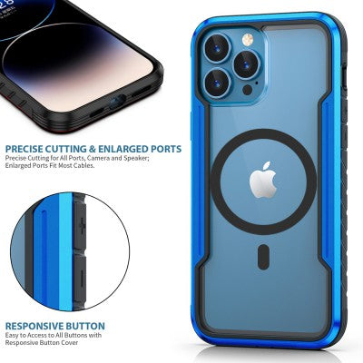 Shockproof Heavy Duty Armor Magsafe Case for iPhone 16 Pro