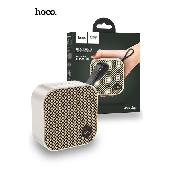 Hoco HC22 Auspicious Sports Bluetooth Speaker - White