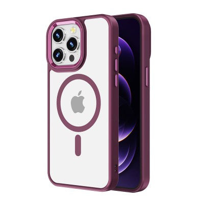Magnetic Transparent Magsafe Case for iPhone 16 Pro