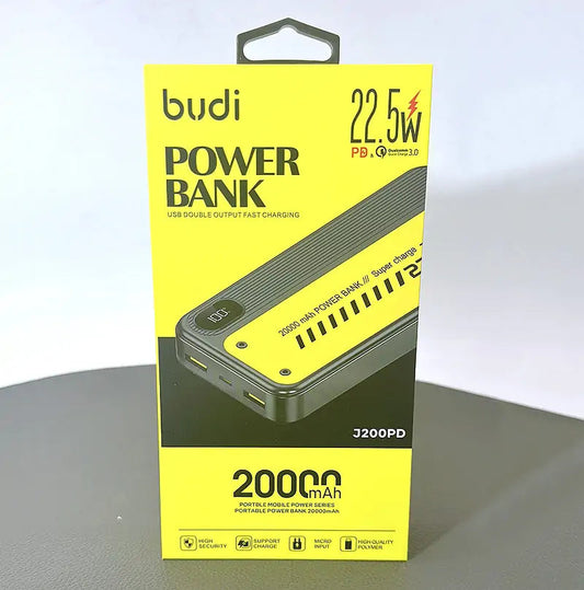 Budi J200PD 20000 mah PD power bank