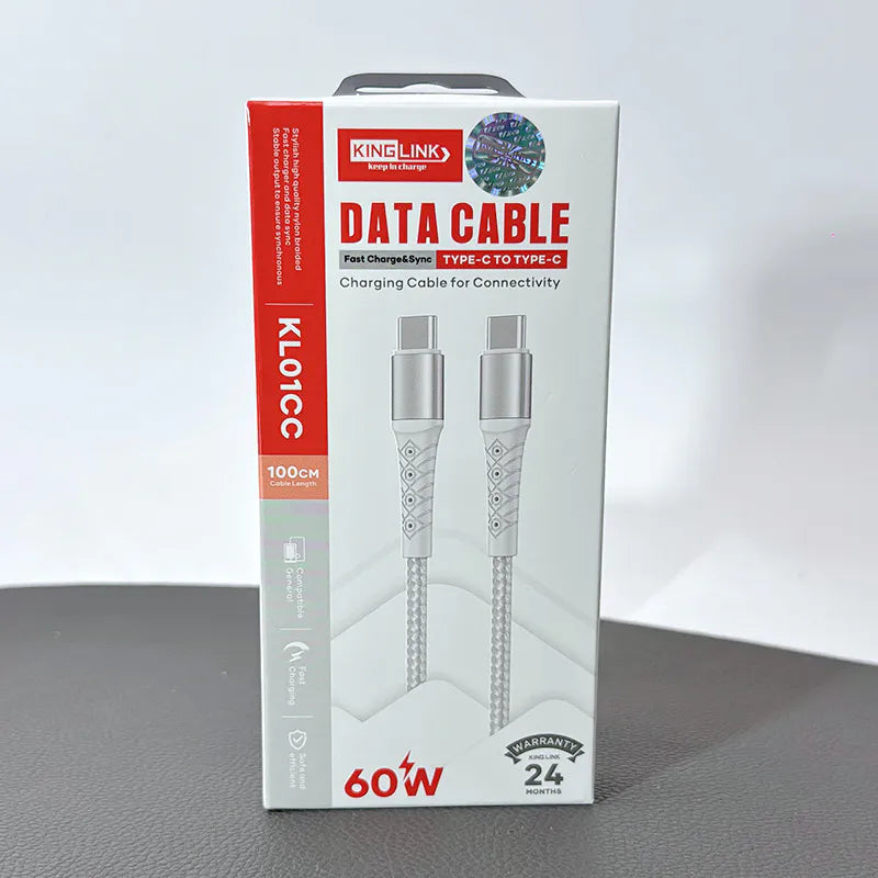 Kinglink KL01CC 1m 60W Type-C to C Cable