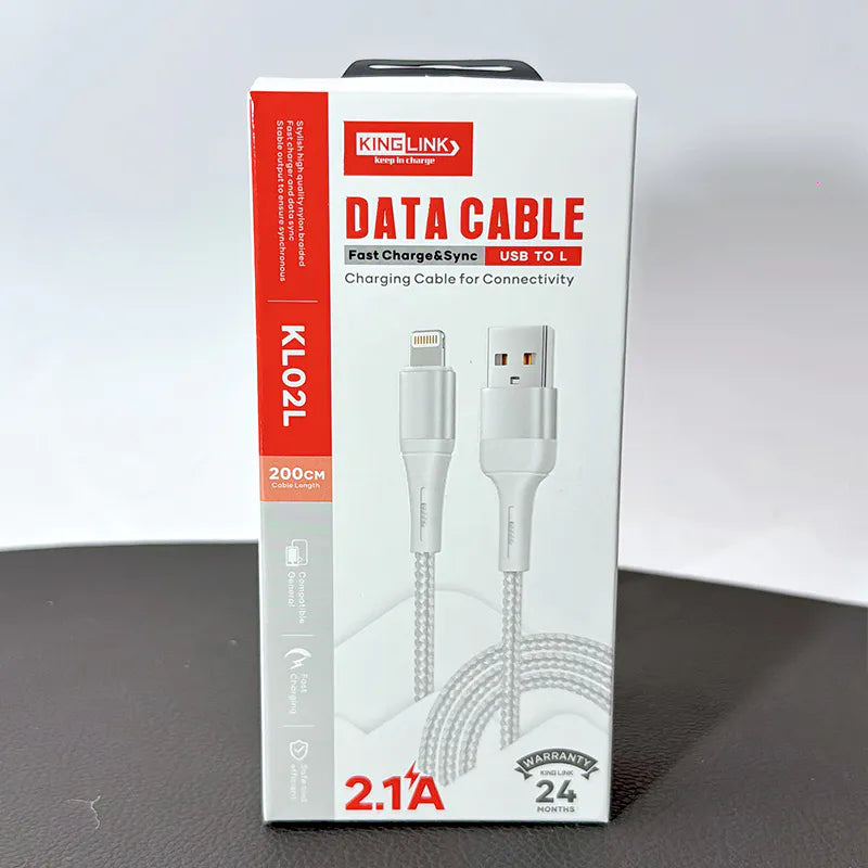 Kinglink KL02L 2m USB-A to Lightning Cable