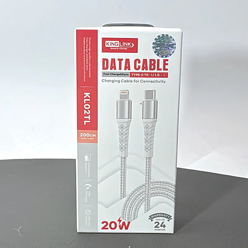 Kinglink KL02TL 2m 20W Type-C to Lightning Cable