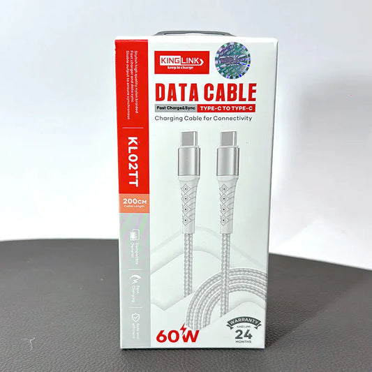 Kinglink KL02TT 2m 60W Type-C to C Cable