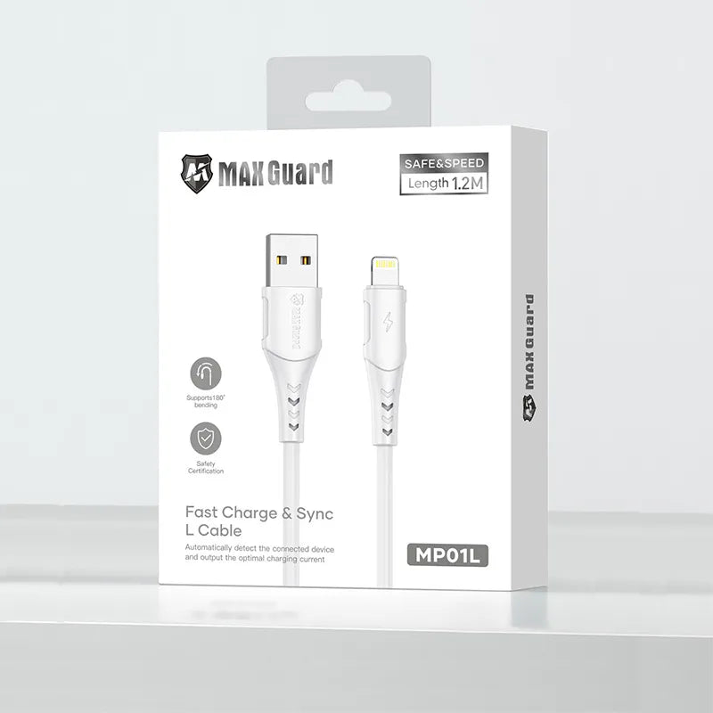 Maxguard MP01L 1.2m USB-A to Lightning Cable