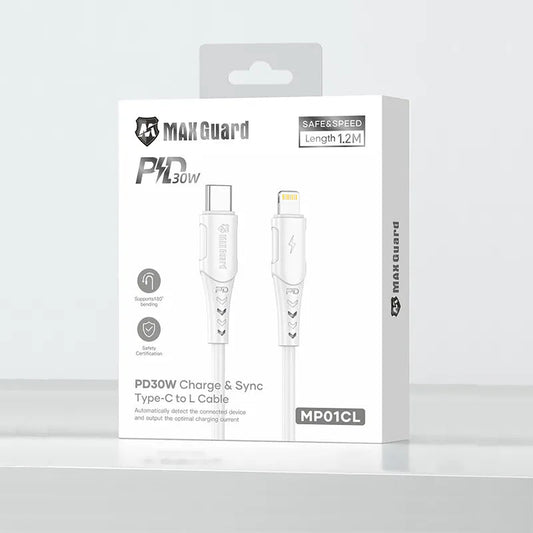 Maxguard MP01CL 1.2m 30W Type-C to Lightning Cable