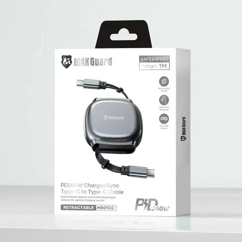 Maxguard MR01CC 1m 240W Type-C to C Cable