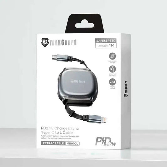 Maxguard MR01CL 1m 27W Type-C to Lightning Cable