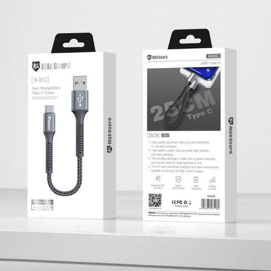 Maxguard M40C 25cm Type-C cable