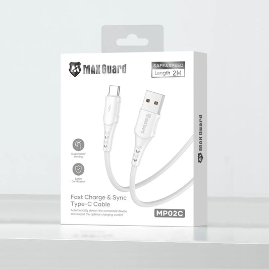 Maxguard MP02C 2m USB-A to C Cable