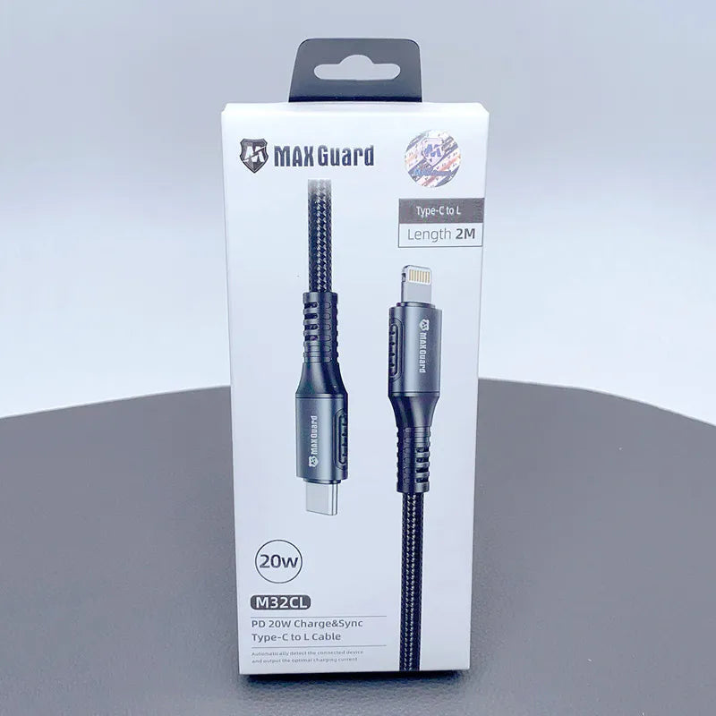 Maxguard M32CL 2m 20W Type-C to Lightning cable