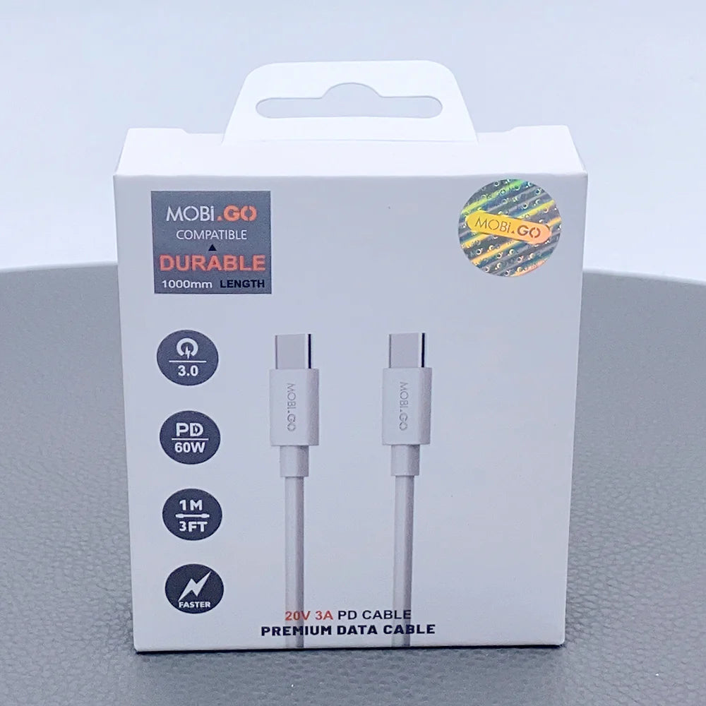 Mobigo 201TT 1m 60W Type-C to C cable