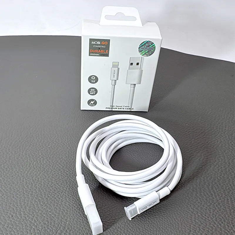 Mobigo 202L 2m USB-A to Lightning cable