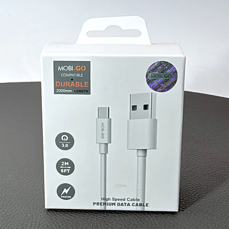 Mobigo 202T 2m USB-A to C cable