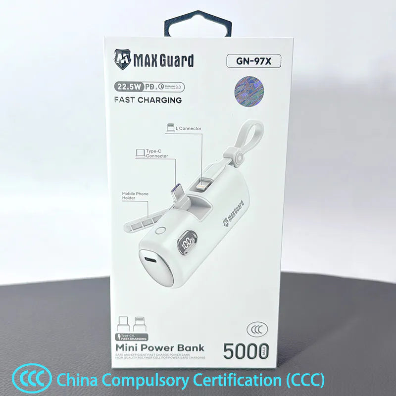 Maxguard GN97X 5000 mah PD Mini power bank (CCC)