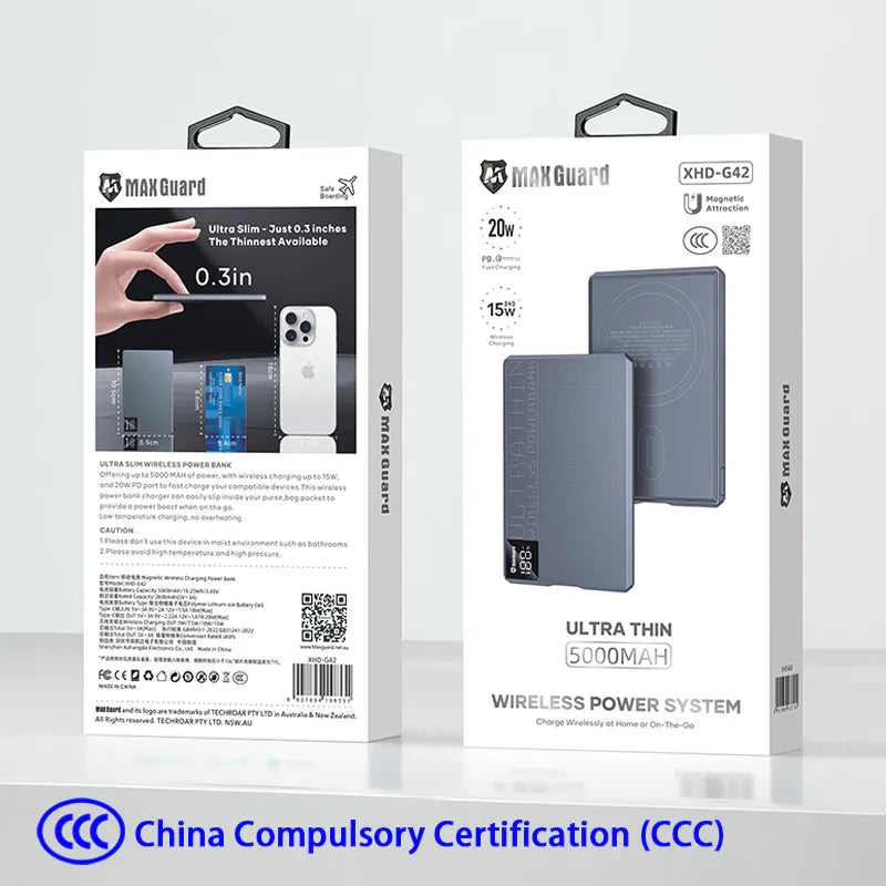 Maxguard XHDG642/MX650 PD 20W 5000 mah Ultra Thin power bank