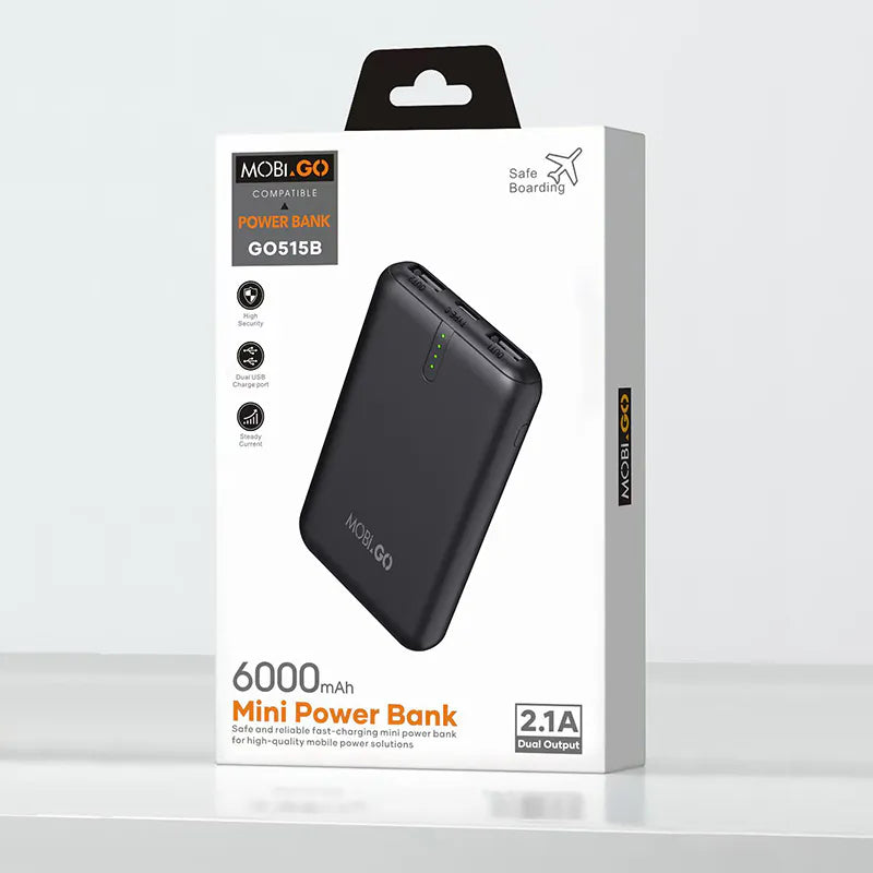 Mobigo GO515B 6000 mah Mini Power Bank