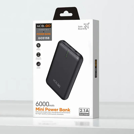 Mobigo GO515B 6000 mah Mini Power Bank