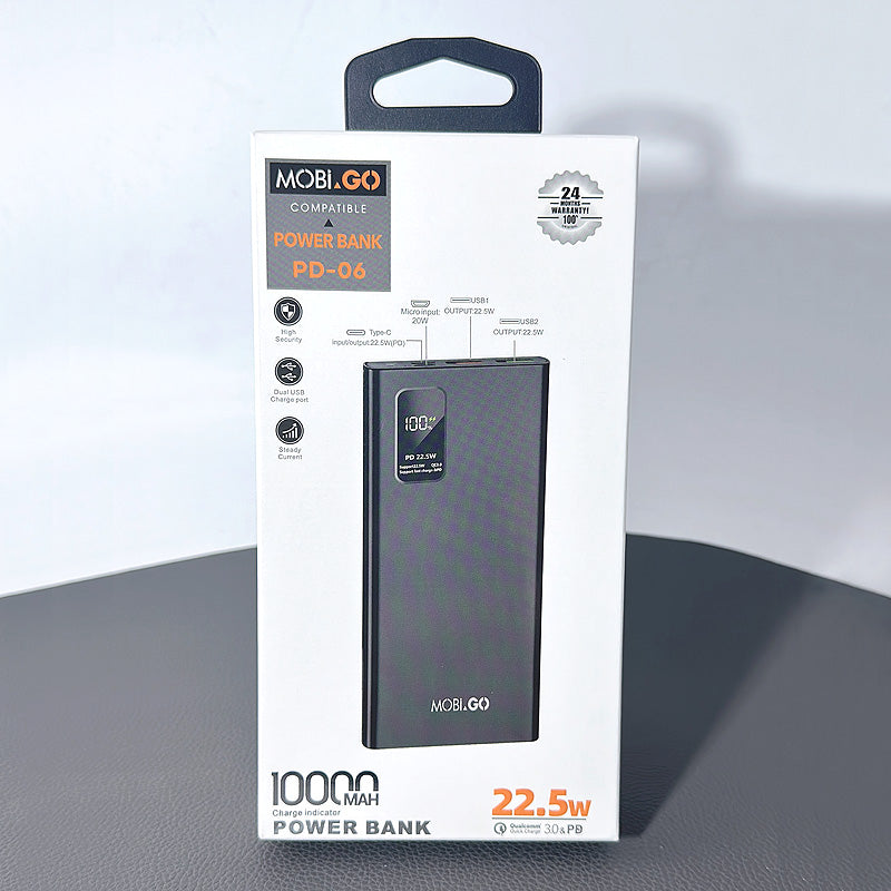 Mobigo PD06 10000 mah PD power bank