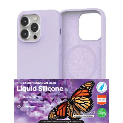 Liquid Silicone Case Cover with Magnetic Ring for iPhone 16 Pro  Magsafe